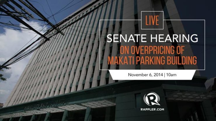 HIGHLIGHTS: Senate hearing on ‘overpriced’ Makati parking building | November 6, 2014