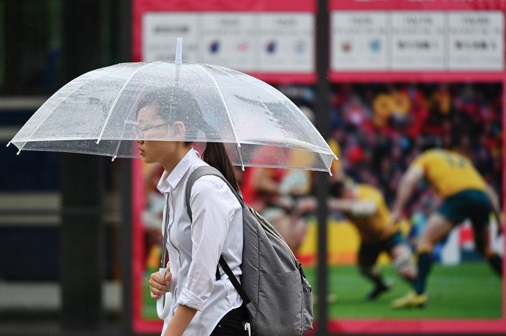 Flights canceled as Typhoon Tapah approaches Japan