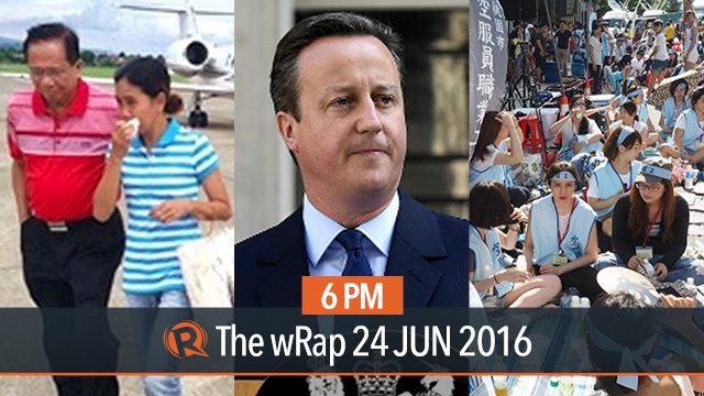 Cameron resigns, Marites Flor, China Airlines strike | 6PM wRap