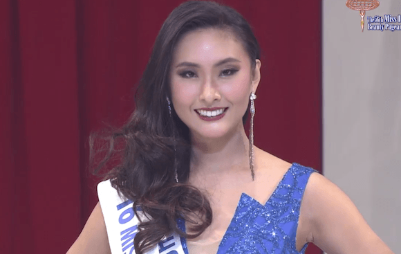 Miss International Asia jatuh ke tangan Miss Hong Kong. 
