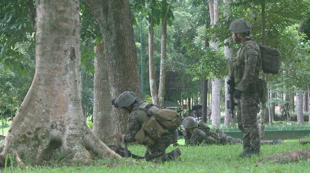 Terror groups harass military camp in Marawi