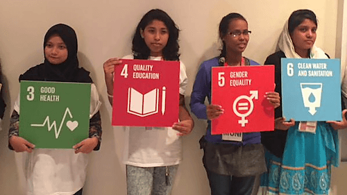 Putri Gayatri memilih isu kesehatan sebagai tujuan yang ia usung dalam Global Goals 2030. Foto dari Save the Children 