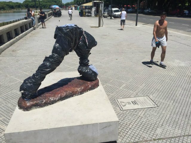 Messi statue ‘decapitated’ in Argentina