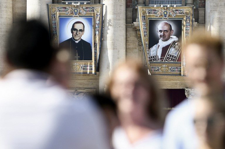 Pope Paul VI, Archbishop Oscar Romero raised to sainthood