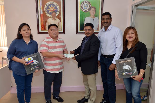 Pagcor, Indian association donate P5.7M to Davao blast victims