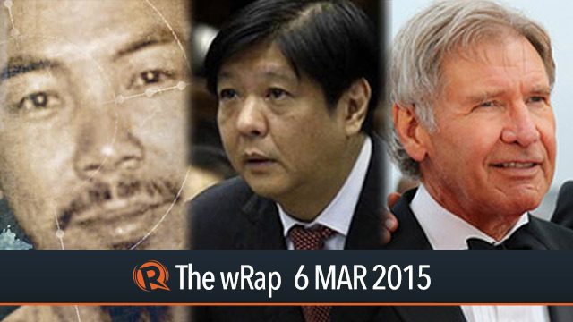 Marwan status, Bongbong diploma, Harrison Ford accident | The wRap