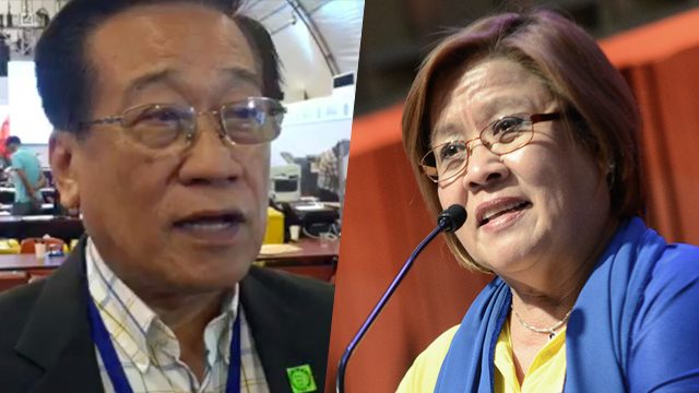 ELECTION LAWYERS. Romulo Macalintal (left) and Senator-elect Leila de Lima (right), are the election lawyers of vice presidential candidate Leni Robredo.   