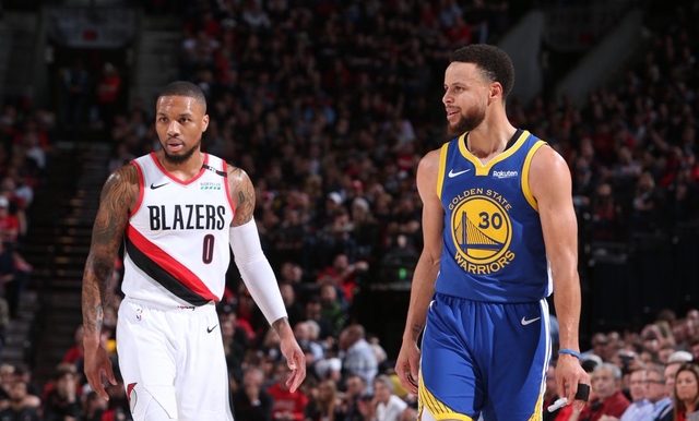 Warriors push Blazers to brink, inch closer to NBA Finals