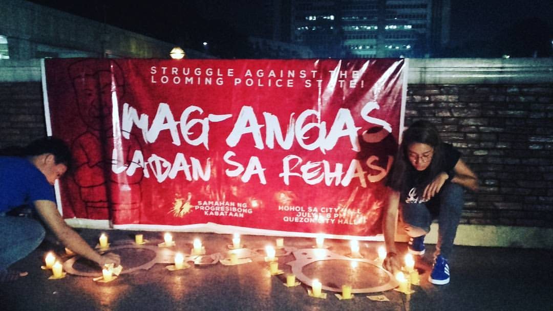 Youth group camps out in QC Hall to protest curfew on minors