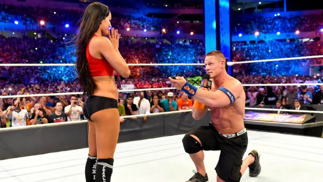 WATCH: John Cena proposes to Nikki Bella at WrestleMania 33