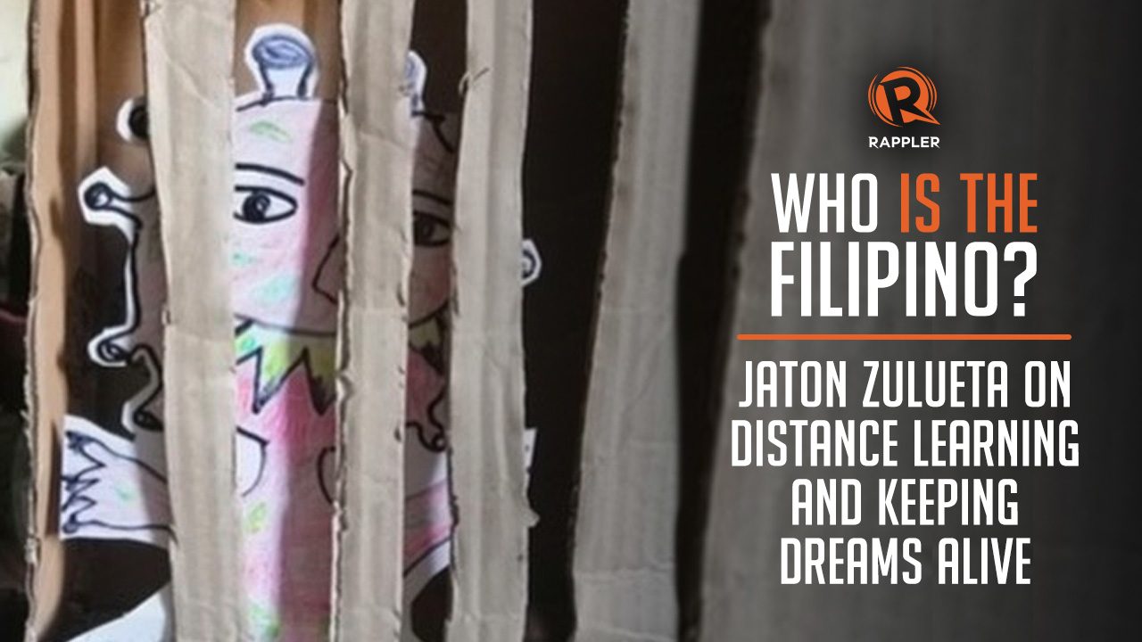 Who is the Filipino? Jaton Zulueta on distance learning and keeping dreams alive