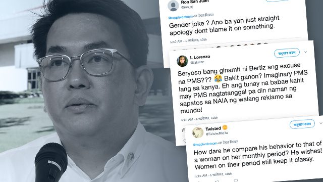 Making their blood boil: Netizens rage over Bertiz’s period excuse