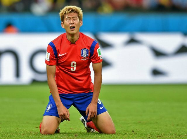 Son Heung-Min, 22, is a veteran of the German Bundesliga and will be vital to South Korea's success. Photo by Jung Yeon-Je/AFP   