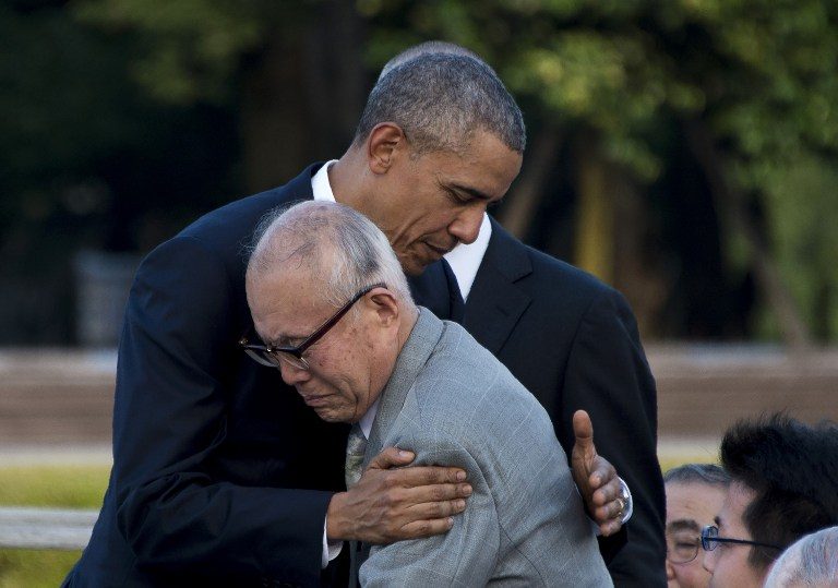 Hugs and tears: Obama meets A-bomb survivors in Hiroshima