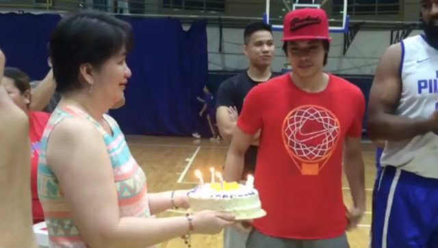 WATCH: Terrence Romeo gets birthday cake, song from Gilas Pilipinas