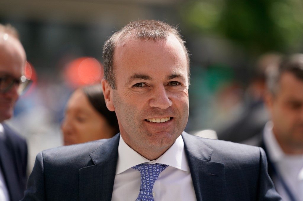 SNUBBED. Manfred Weber, top candidate of the European People's Party (EPP) arrives to attend the EPP meeting on May 28, 2019 in Brussels, following the European elections.
Kenzo Tribouillard/AFP  