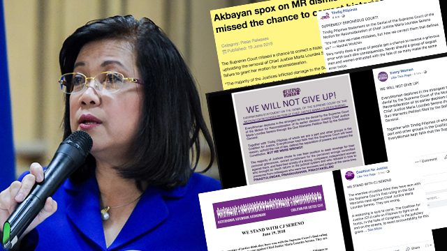 ‘Supremely Erroneous Court’: Groups slam final SC ruling on Sereno ouster