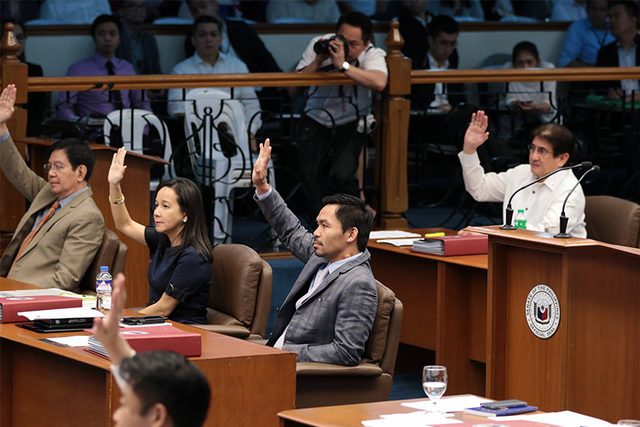 Senators hold judgment on impeachment complaint vs Duterte