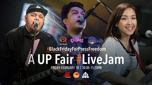 #BlackFridayForPressFreedom: A UP Fair Live Jam