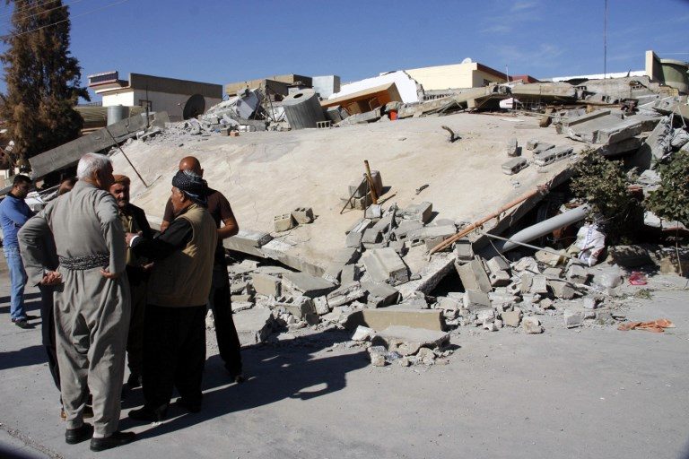 Quake leaves trail of death and destruction in Iraq