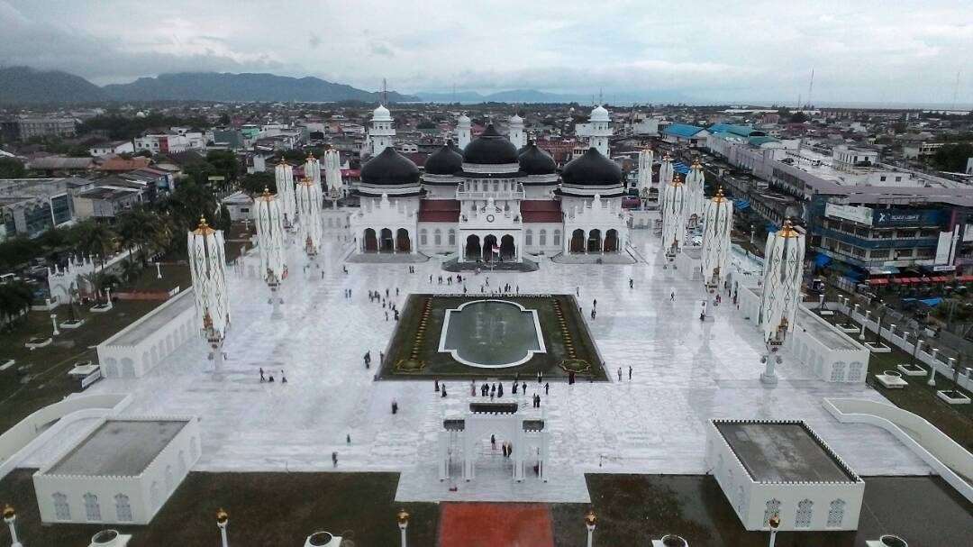FOTO: Wajah baru Masjid Baiturrahman Banda Aceh