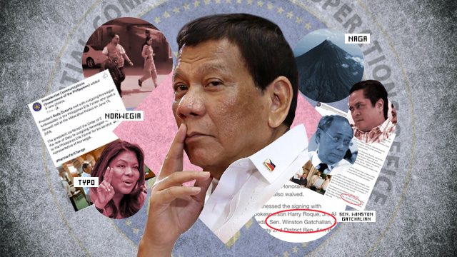 [OPINION] Duterte Year 2 and blunders galore on social media