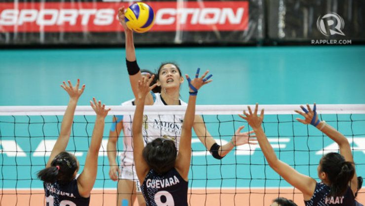 NU ends first round with 4-set win over Adamson