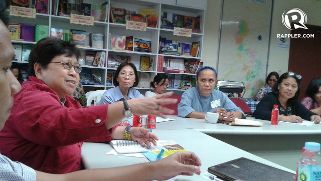 BRAINSTORM. DSWD, together with NGOs and advocates, is studying the different ways to address hunger in resettlement areas.