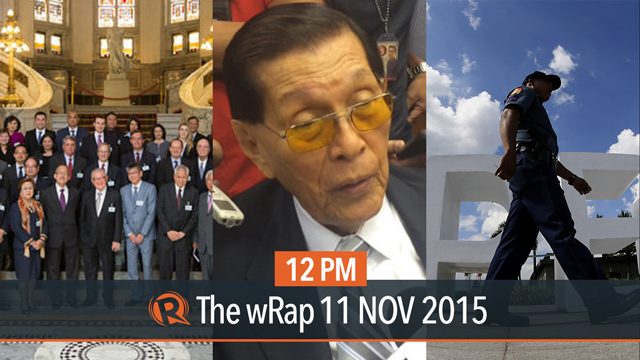 PH vs China, Enrile to Santiago, APEC Summit 2015 | 12PM wRap