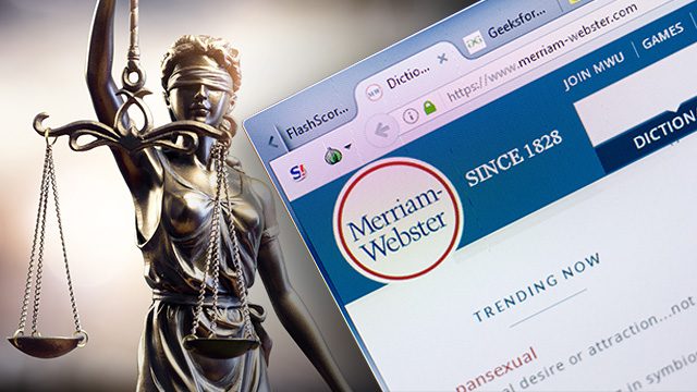 ‘Justice’ is Merriam-Webster’s 2018 Word of the Year