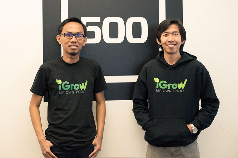 THE CO-FOUNDERS OF IGROW. Image from iGrow. 