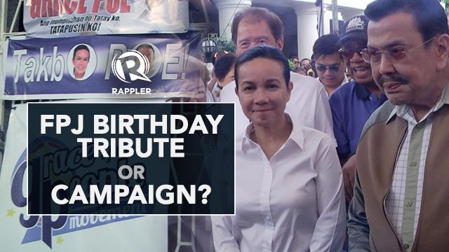 FPJ birthday tribute or Grace Poe campaign?