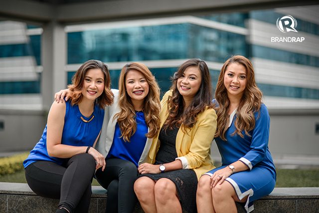 PASSION FOR FINANCIAL LITERACY. Sharyl, Cielo, Joanna, and Candee wish to make a difference in the lives of as many people as they can through their work. Photo by Martin San Diego/Rappler  