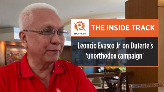 PODCAST: Leoncio Evasco Jr. on Duterte’s ‘unorthodox campaign’