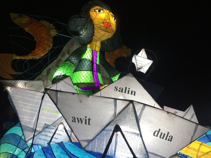 Floats with meaningful stories take spotlight at UP Lantern Parade 2018