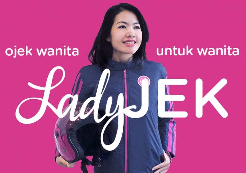 LadyJek, ojek online menyasar pelanggan perempuan