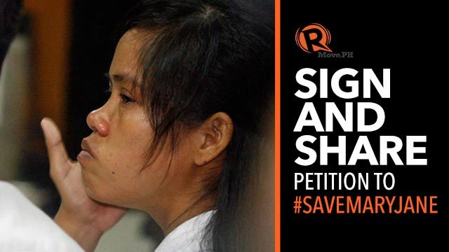 #SAVEMARYJANE. The 30-year-old mother of two is set to face the firing squad in Indonesia on Tuesday, April 28. Image courtesy of Bimo Satrio/EPA     