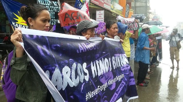 Ilocanos protest too: ‘Marcos is no hero’
