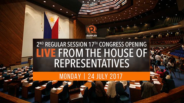 LIVE: House of Representatives, 2nd regular session 17th Congress opening
