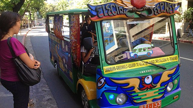 E-JEEPS. Electric jeepneys are slowly riding through the roads of the Philippines. 
