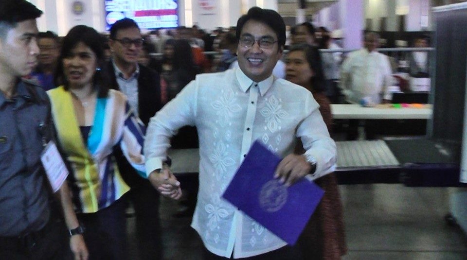 Even as he is proclaimed, Bong Revilla evades questions
