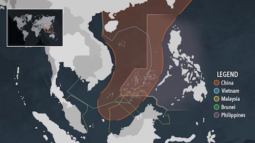CLAIMANTS. Several countries have overlapping claims in the South China Sea. 