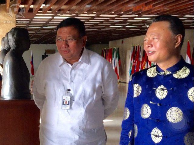 China envoy visits new Philippine top diplomat