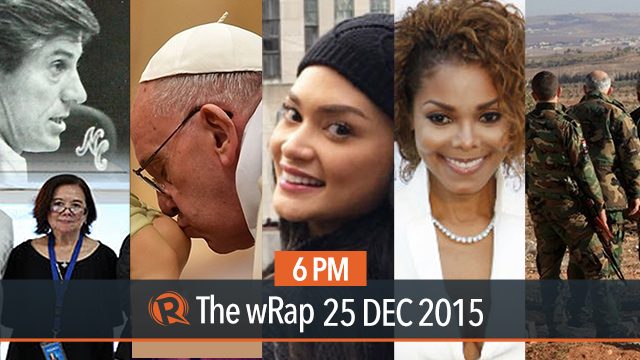 Pope’s Xmas message, peace talks, Janet Jackson | 6PM wRap