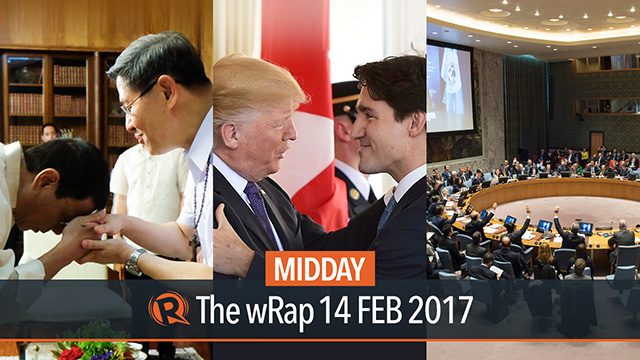 CBCP, Trump & Trudeau, UN Security Council | Midday wRap