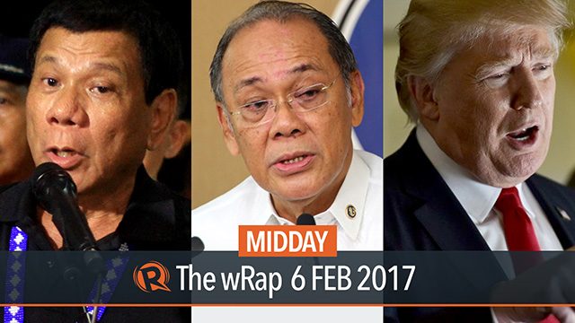 Duterte, war on drugs, Trump | Midday wRap