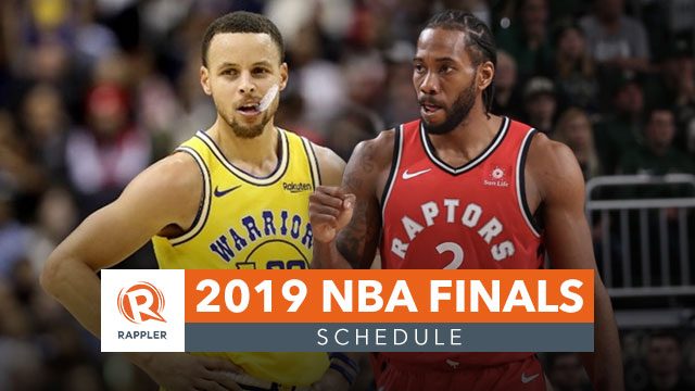 LOOK: NBA Finals 2019 schedule, Philippine time