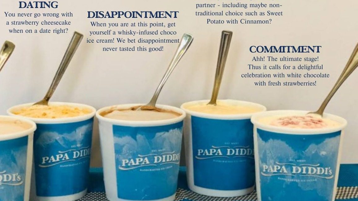 LOOK: Papa Diddi’s 5 new V-Day ice cream flavors inspired by relationship stages