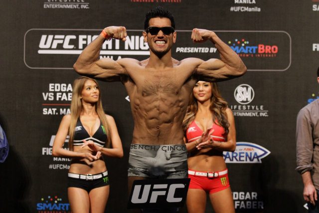 Phillipe Nover (pictured) weighed 145 pounds while his opponent Korean featherweight Yui Chul Nam was 146 pounds. Photo by Josh Albelda  