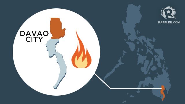 Thousands of houses razed by massive fire in Davao